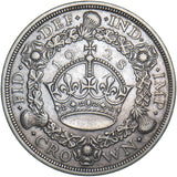 1928 Wreath Crown - George V British Silver Coin - Nice