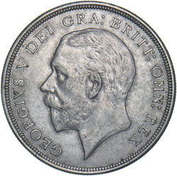 1933 Wreath Crown - George V British Silver Coin - Nice