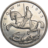 1935 Specimen Crown - George V British Silver Coin - Superb
