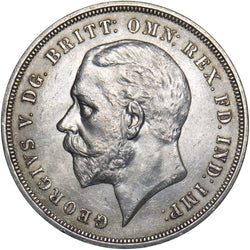 1935 Crown - George V British Silver Coin - Superb