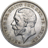 1935 Crown - George V British Silver Coin - Superb
