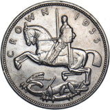 1935 Crown - George V British Silver Coin