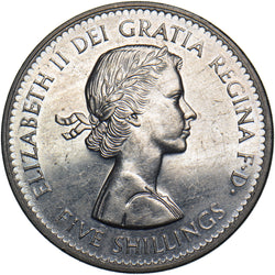 1960 Crown (Polished Dies) - Elizabeth II British  Coin - Very Nice