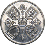 1960 Crown (Polished Dies) - Elizabeth II British  Coin - Very Nice