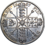 1887 Double Florin (Arabic 1) - Victoria British Silver Coin