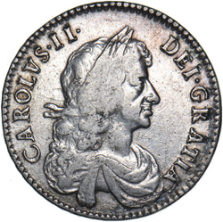 1671 Halfcrown - Charles II British Silver Coin - Nice