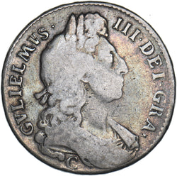 1696 C Halfcrown (Chester Mint) - William III British Silver Coin