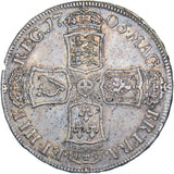 1703 VIGO Halfcrown - Anne British Silver Coin - Nice