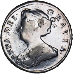 1707 Halfcrown (Roses & Plumes) - Anne British Silver Coin