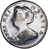 1707 Halfcrown (Roses & Plumes) - Anne British Silver Coin