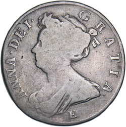 1707 E Halfcrown - Anne British Silver Coin