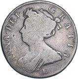 1707 E Halfcrown - Anne British Silver Coin