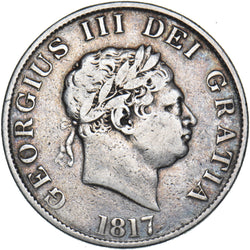 1817 Halfcrown - George III British Silver Coin