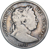 1817 Halfcrown - George III British Silver Coin