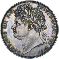 1820 Halfcrown - George IV British Silver Coin - Very Nice