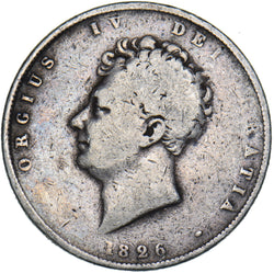 1826 Halfcrown - George IV British Silver Coin