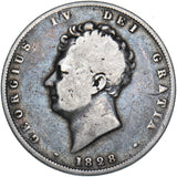 1828 Halfcrown - George IV British Silver Coin