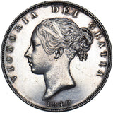 1840 Halfcrown - Victoria British Silver Coin - Very Nice