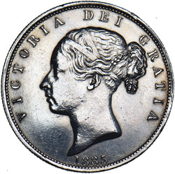 1885 Halfcrown - Victoria British Silver Coin