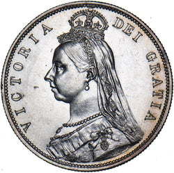 1887 Halfcrown - Victoria British Silver Coin - Very Nice