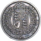 1887 Halfcrown - Victoria British Silver Coin - Very Nice