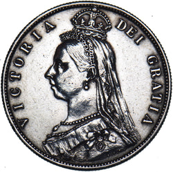 1887 Halfcrown - Victoria British Silver Coin