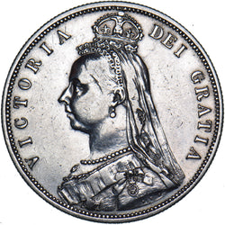 1887 Halfcrown - Victoria British Silver Coin