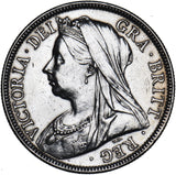 1901 Halfcrown - Victoria British Silver Coin