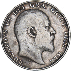 1902 Halfcrown - Edward VII British Silver Coin