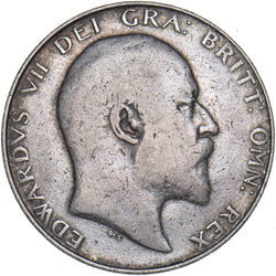 1907 Halfcrown - Edward VII British Silver Coin