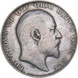 1907 Halfcrown - Edward VII British Silver Coin