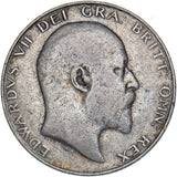 1908 Halfcrown - Edward VII British Silver Coin