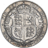 1909 Halfcrown - Edward VII British Silver Coin - Nice