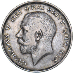 1913 Halfcrown - George V British Silver Coin - Nice