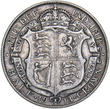1913 Halfcrown - George V British Silver Coin - Nice
