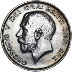 1916 Halfcrown - George V British Silver Coin