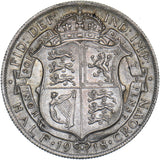 1918 Halfcrown - George V British Silver Coin - Nice