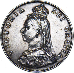 1887 Florin - Victoria British Silver Coin - Nice