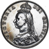 1887 Florin - Victoria British Silver Coin - Nice