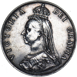 1887 Florin - Victoria British Silver Coin - Nice