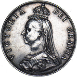 1887 Florin - Victoria British Silver Coin - Nice