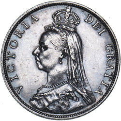 1889 Florin - Victoria British Silver Coin - Nice