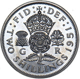1951 Proof Florin - George VI British  Coin - Very Nice