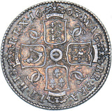 1663 Shilling - Charles II British Silver Coin - Nice