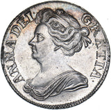 1709 Shilling - Anne British Silver Coin - Very Nice