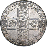 1709 Shilling - Anne British Silver Coin - Very Nice