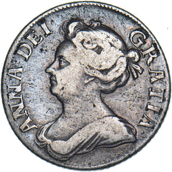 1709 Shilling - Anne British Silver Coin
