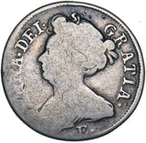 1708-9 E* Shilling (Edinburgh Bust) - Anne British Silver Coin
