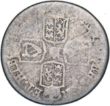 1708-9 E* Shilling (Edinburgh Bust) - Anne British Silver Coin