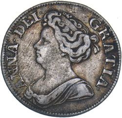 1711 Shilling - Anne British Silver Coin - Nice